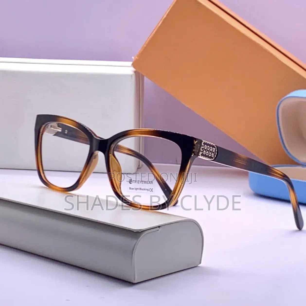 Classic Cat-Eye Eyeglasses - Blue Light Blocking Prescription Ready