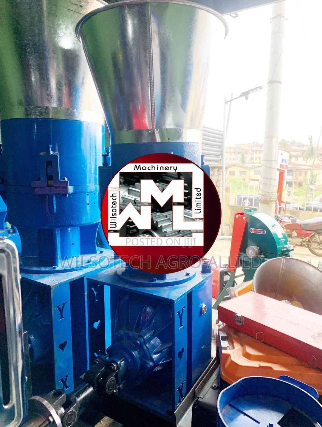 1 Ton/Hr Diesel Engine Powered Pelletizer Machine