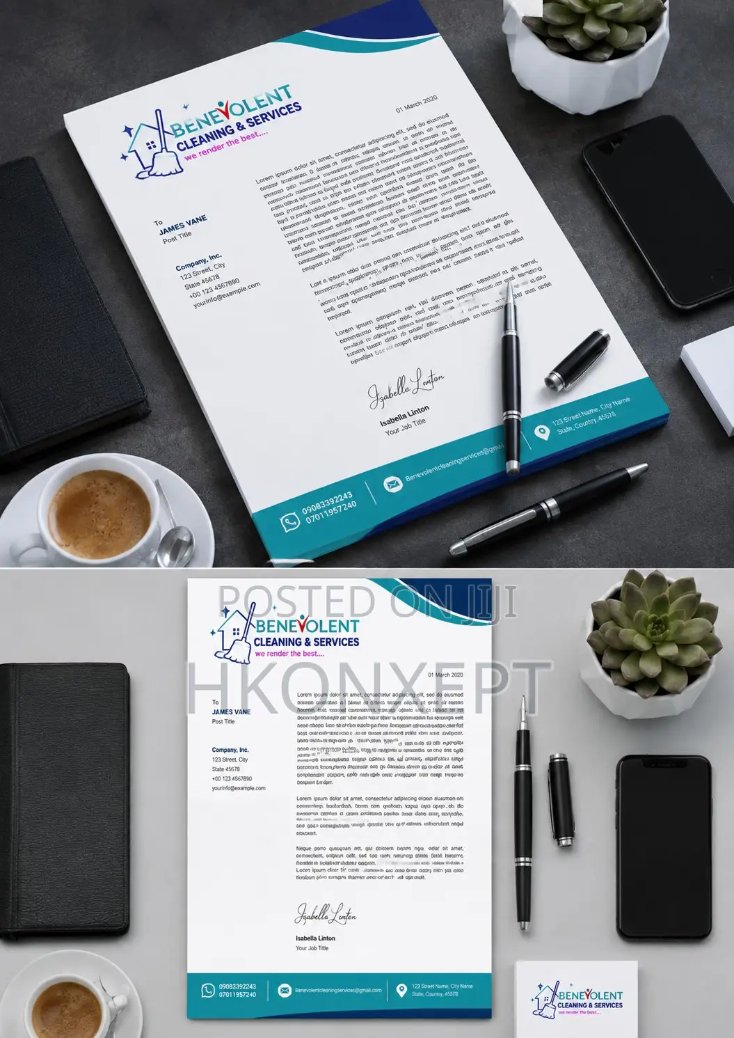 Printed Letterhead