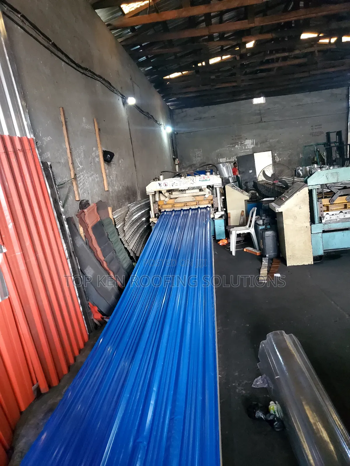 0.58mm Deep Blue Oven Baked