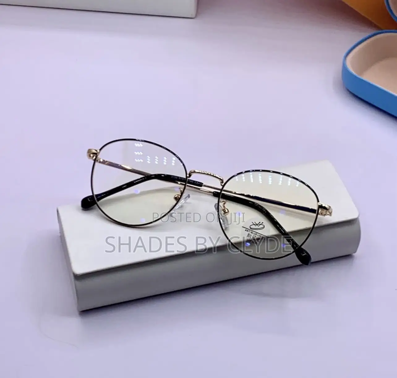 Sleek Lightweight Round Eyeglasses - Gold, Silver Rose Gold!