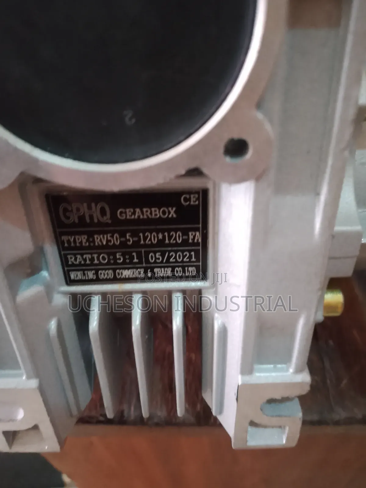 Gearmotor 120DC 24V 600W 3600 RPM Rv50 Ratio 5-1