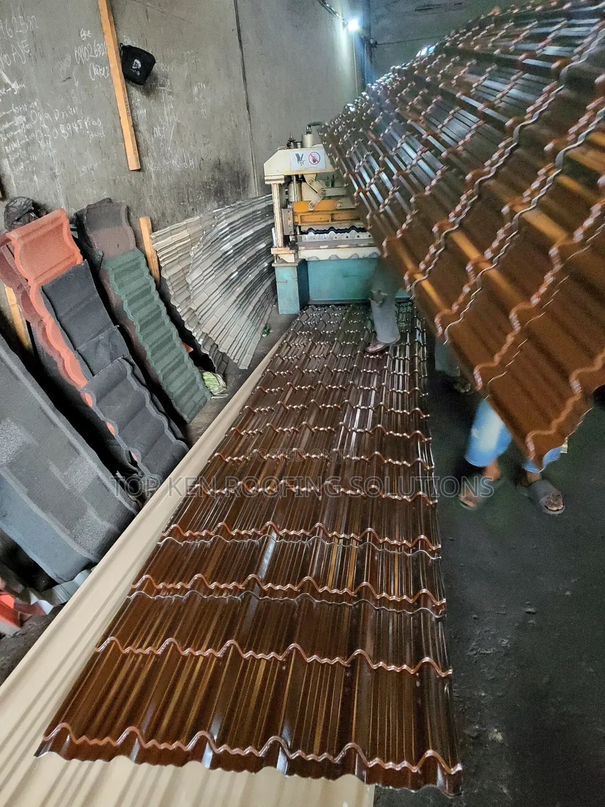 Steptiles Sheet 0.55 Grade B Nut Brown