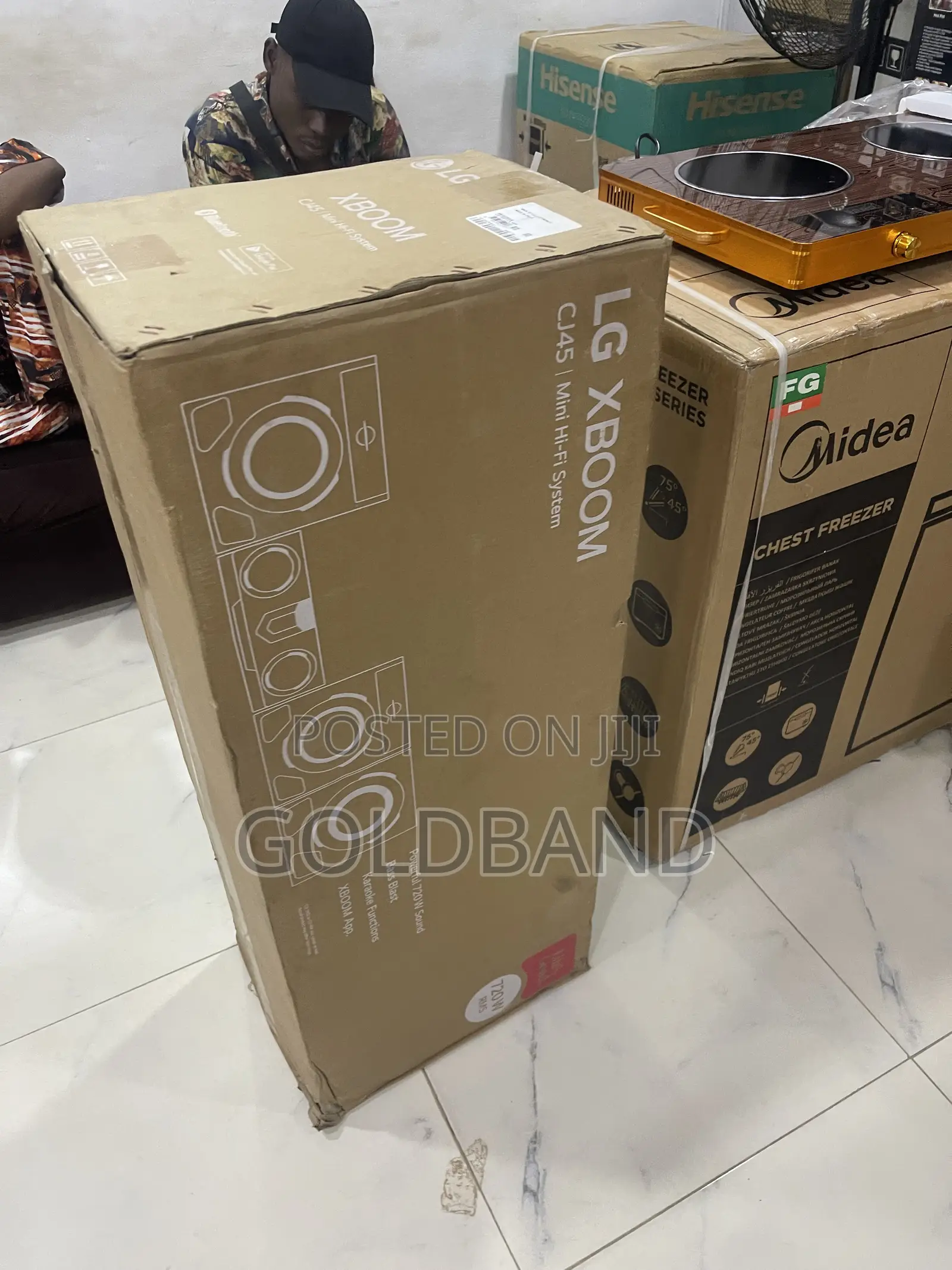 LG XBOOM CJ45 3-Speaker Mini Hi-Fi – Big Sound, Compact Setup