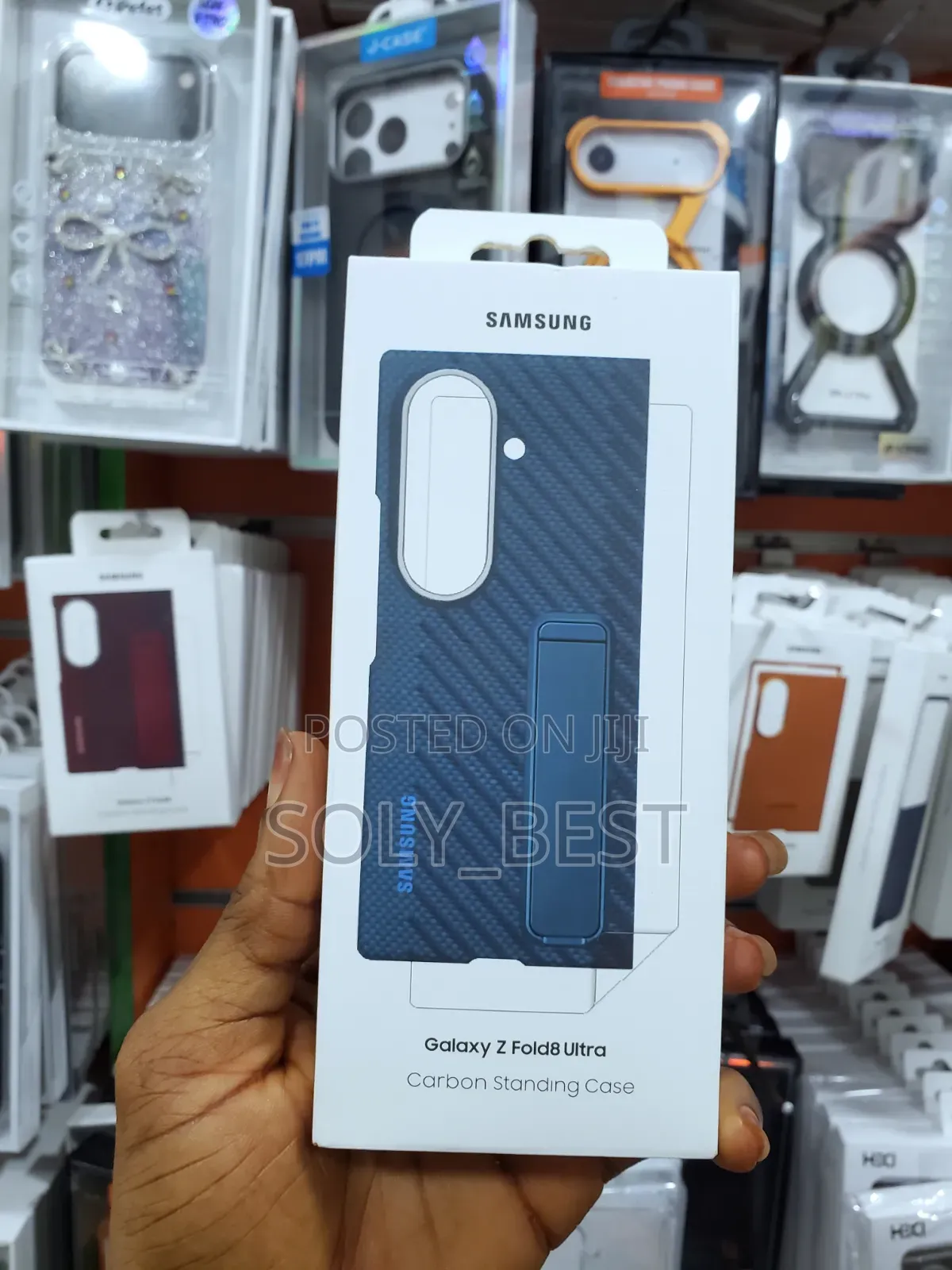 Samsung Galaxy Z Fold8/8 Ultra Carbon Standing Case