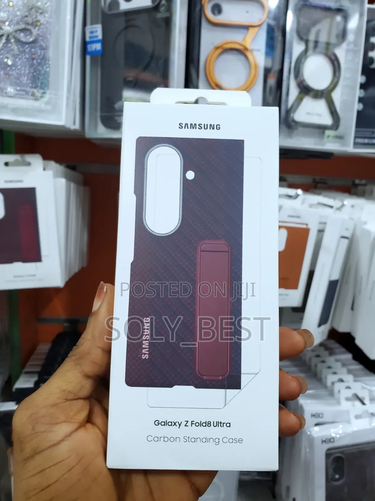 Samsung Galaxy Z Fold8/8 Ultra Carbon Standing Case