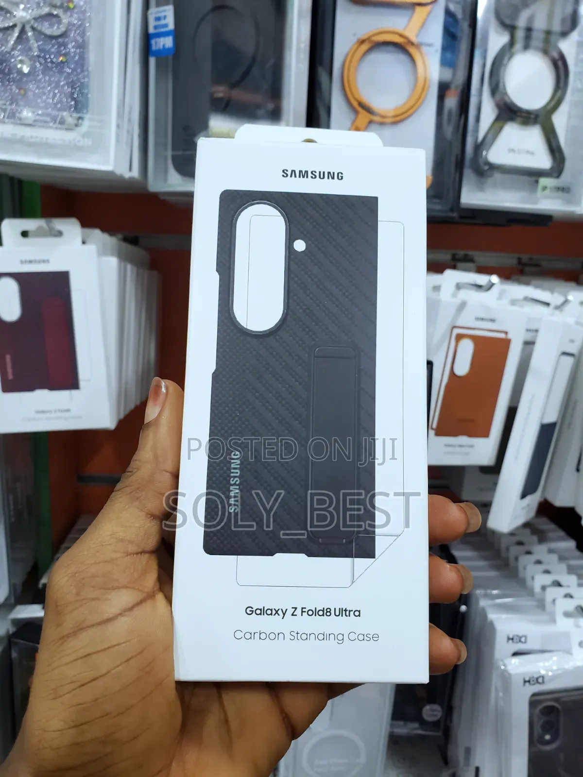 Samsung Galaxy Z Fold8/8 Ultra Carbon Standing Case