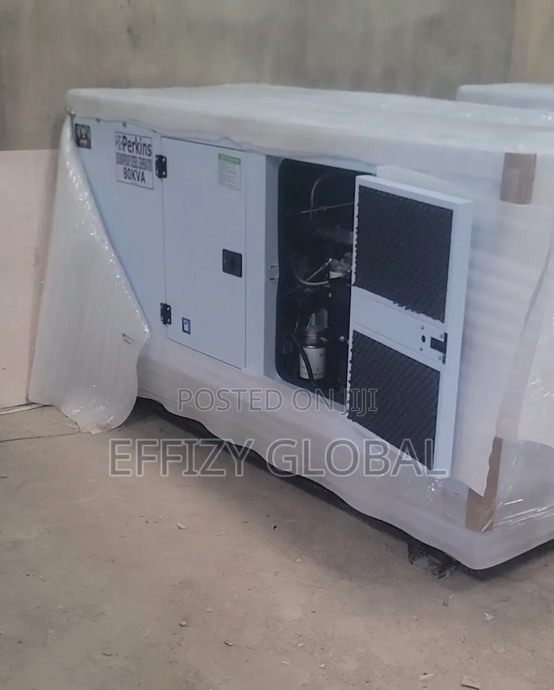 Heavy-Duty Perkins 80kva Soundproof Diesel Generator, 100% Copper