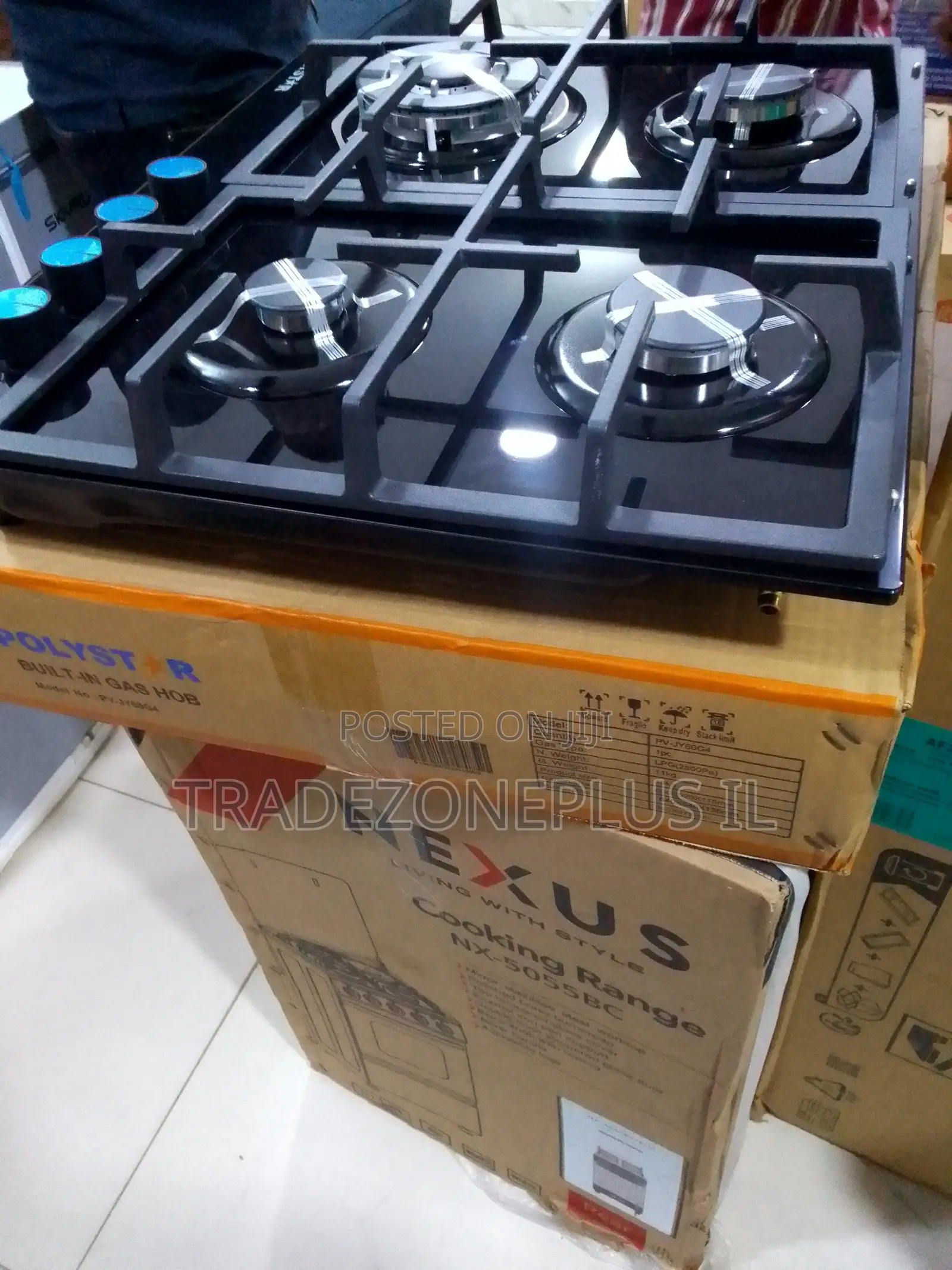 Cook With Confidence Using the Polystar 4-Burner Gas Hob With an 8mm T