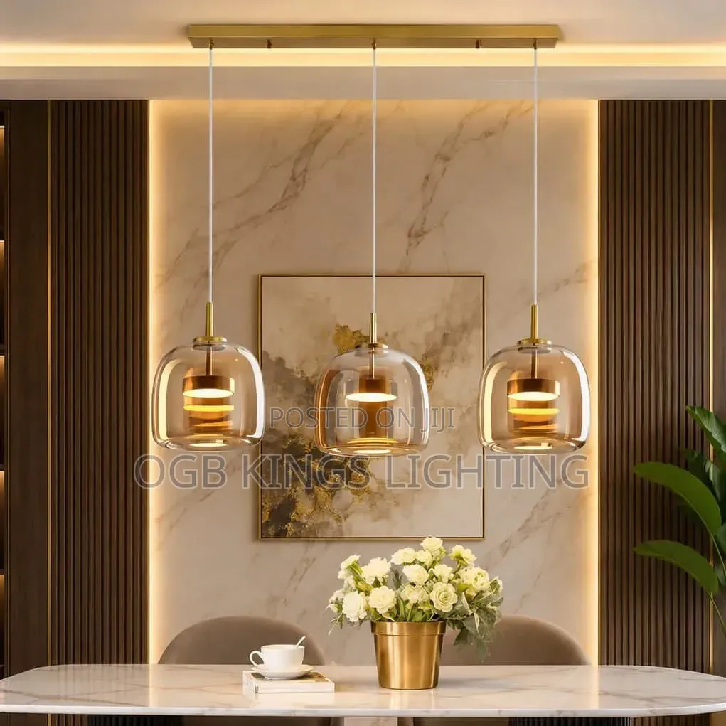 Glass Pendant Light Modern Pendant Light for Living Dining Table Lamp