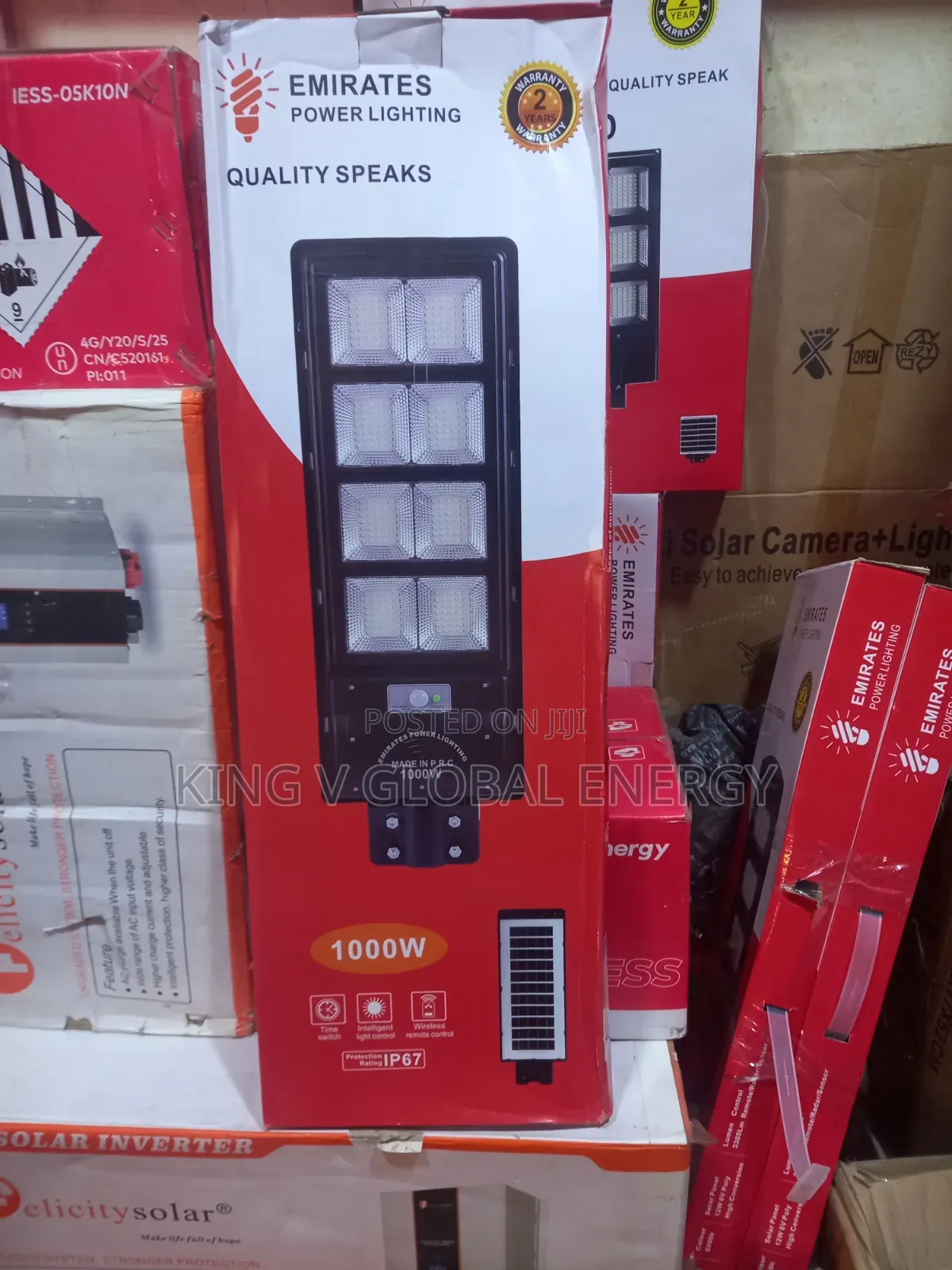 Emirates Lighting 1000watts Eight Eye Solar Street Lights