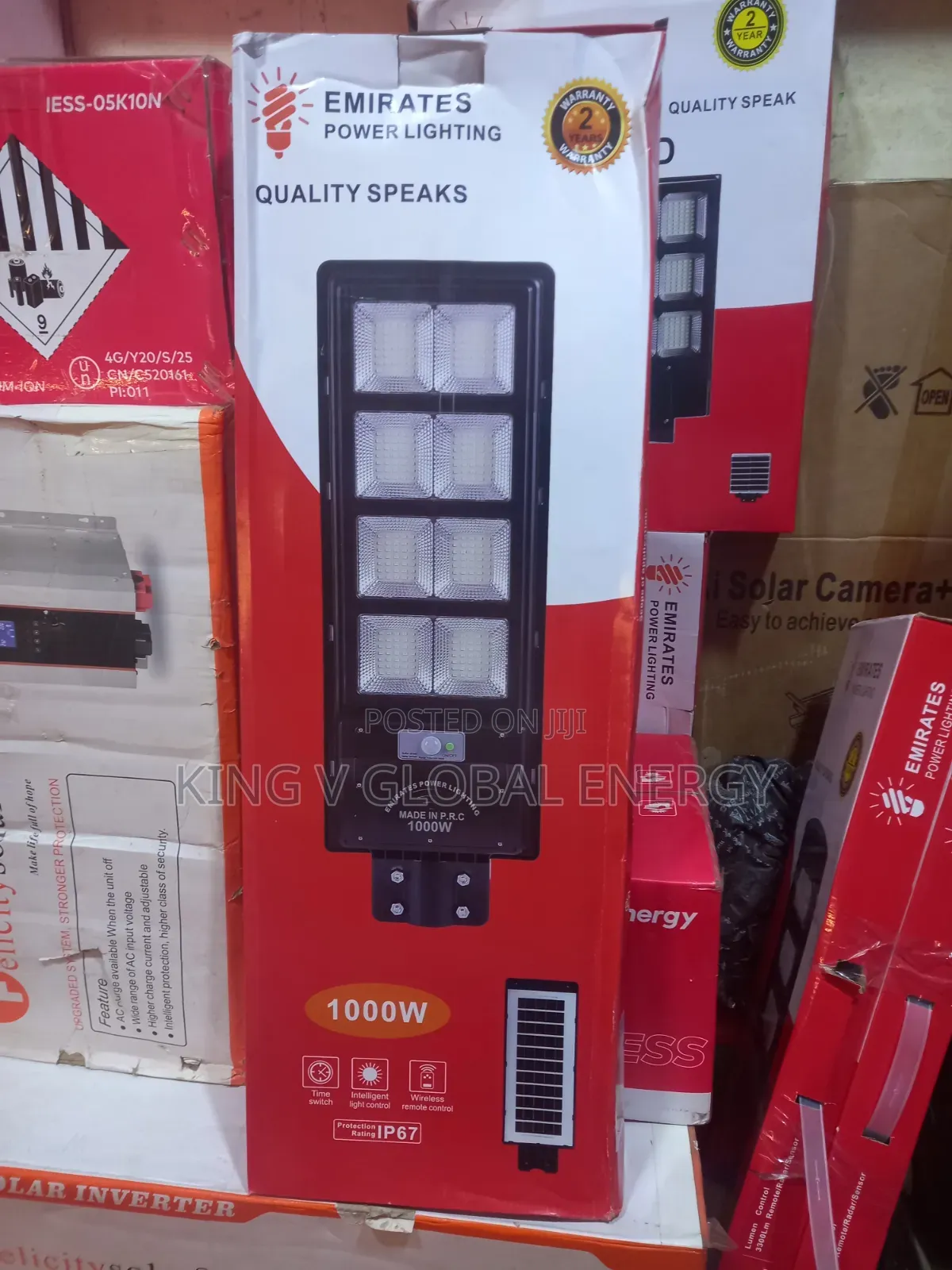 Emirates Lighting 1000watts Eight Eye Solar Street Lights