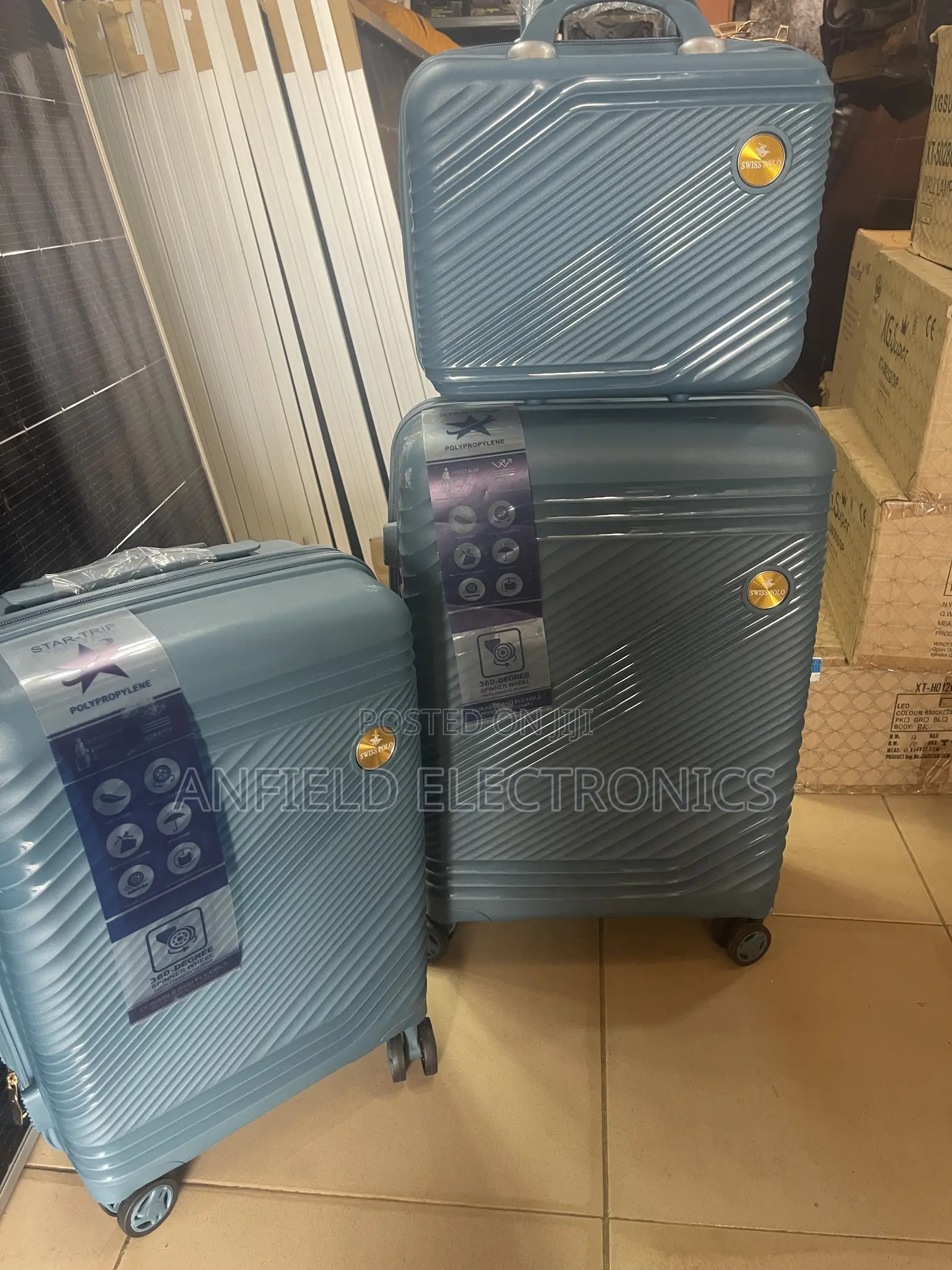 Teal Blue 3-in-1 Luggage Set