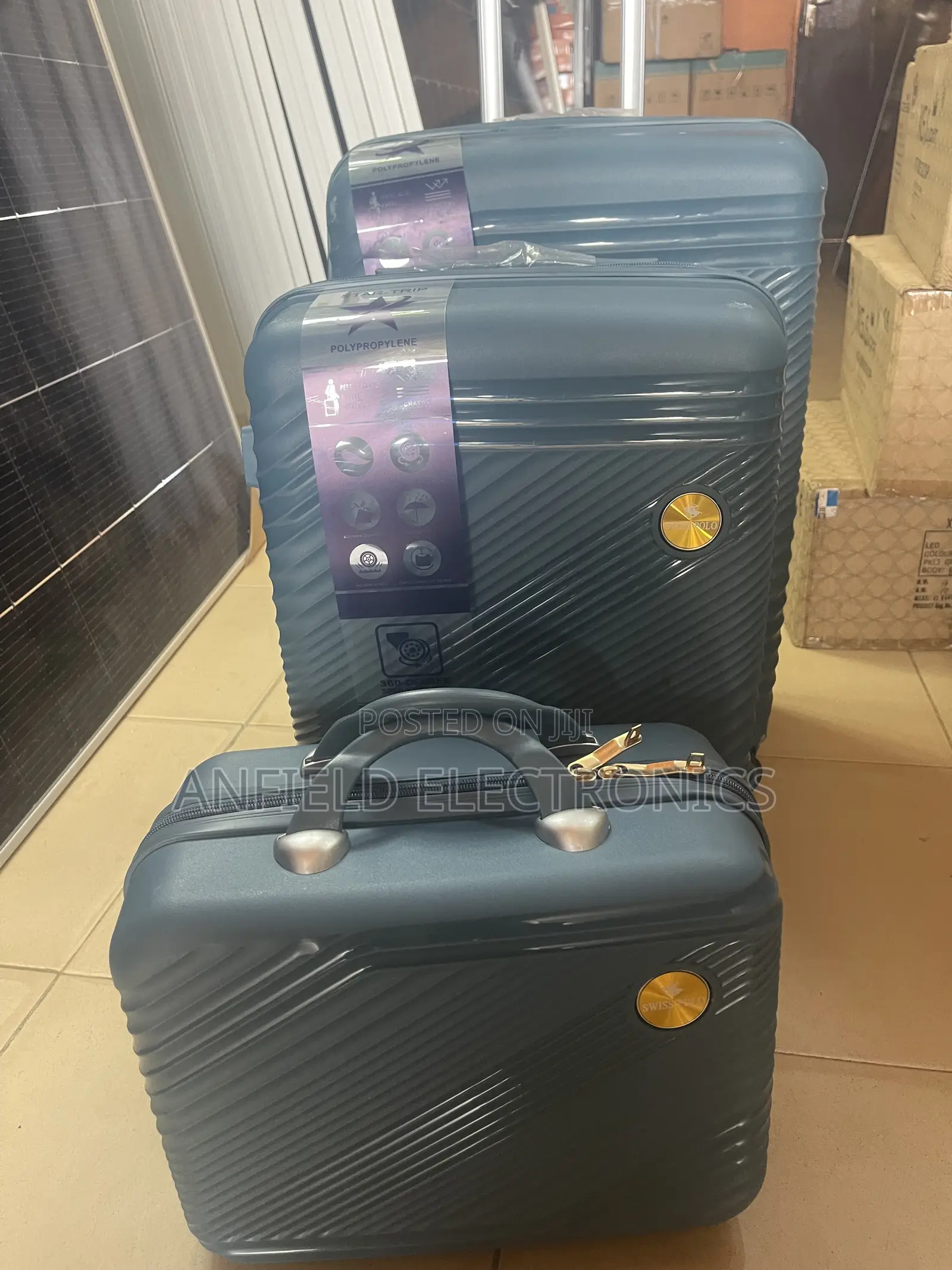 Teal Blue 3-in-1 Luggage Set