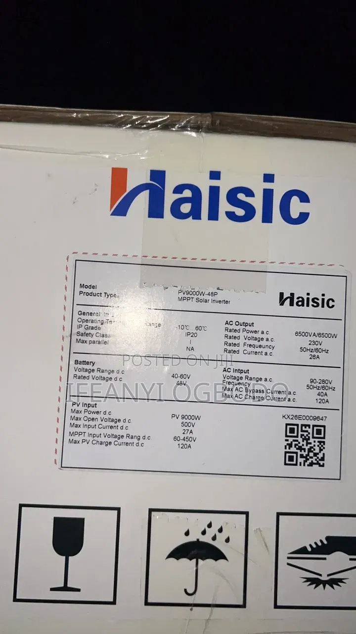 Haisic Solar Inverter 8kva 48v Hybrid