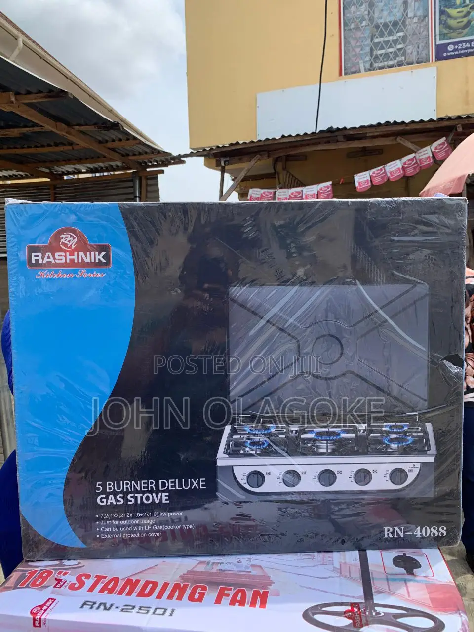 Rashnik 5 Burner Gas Cooker RN-4088