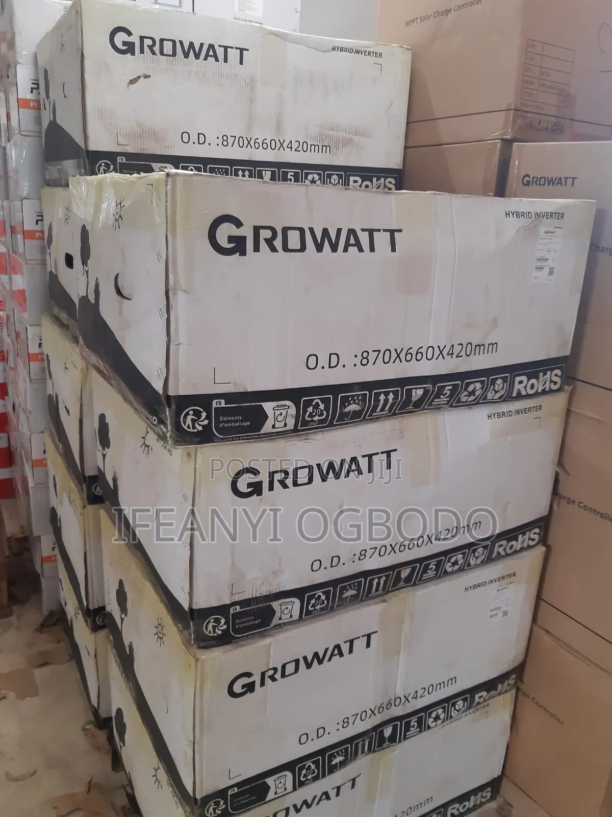 Growatt Solar Inverter 25kva 51.2v
