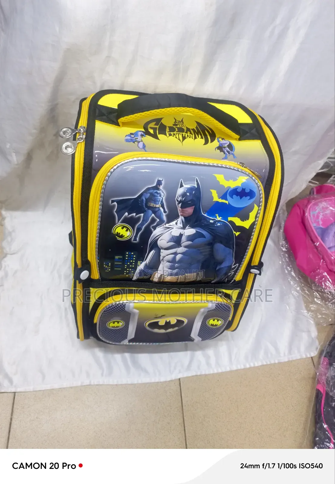 Quality Back Pack Box School Bag and Lunch Bag for 4 to 12 Years