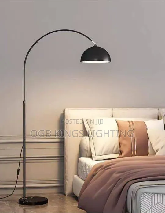 LED Fishing Floor Lamp Living Room Decoration Bedroom Bedside Light