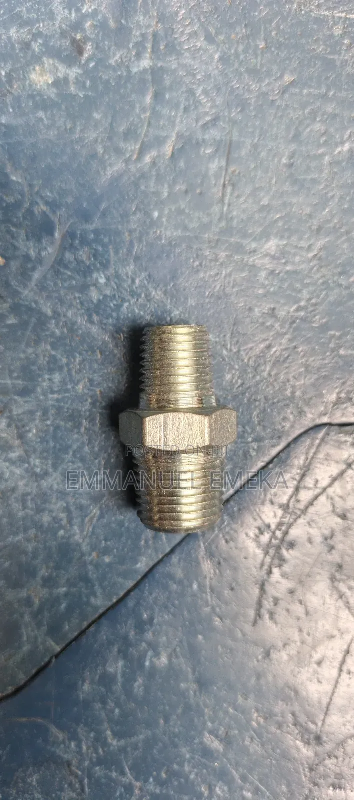 Hex Nipple 1/4 X 3/8