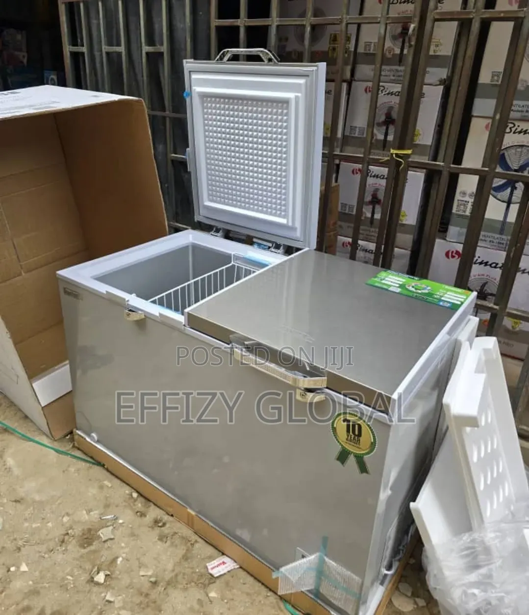 Scanfrost 400l Inverter Double Door Chest Freezer