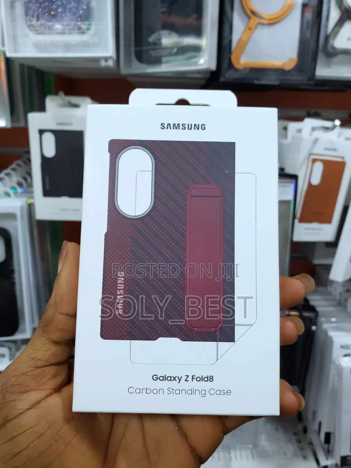 Samsung Galaxy Z Fold8/8 Ultra Carbon Standing Case