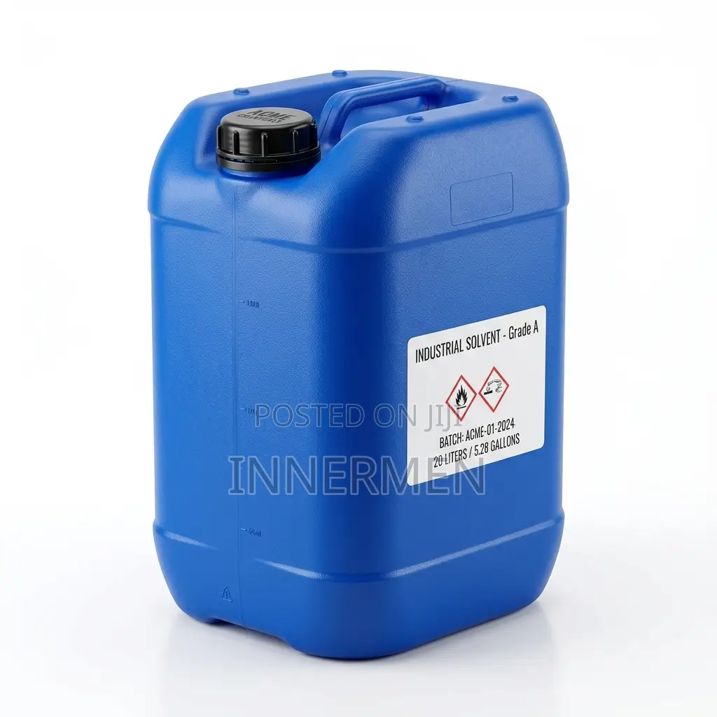 Heavy-Duty Blue 25-Litre High-Density Plastic Jerry Can