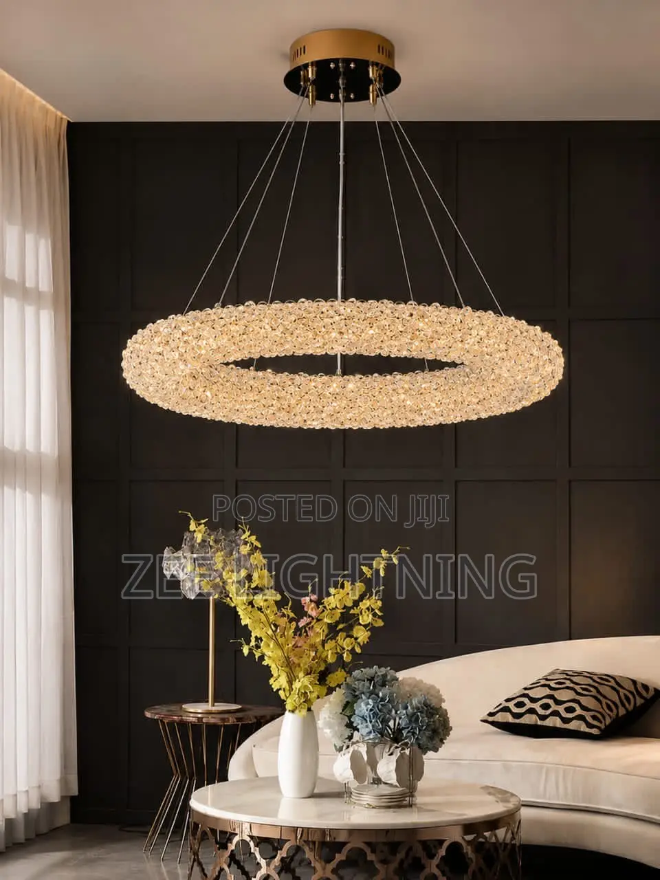 Sparkling Crystal Modern Chandelier ( Size 600mm)