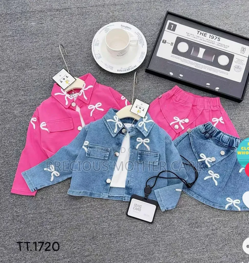 Girl Jacket,skirt and Inner Top 3 Pics
