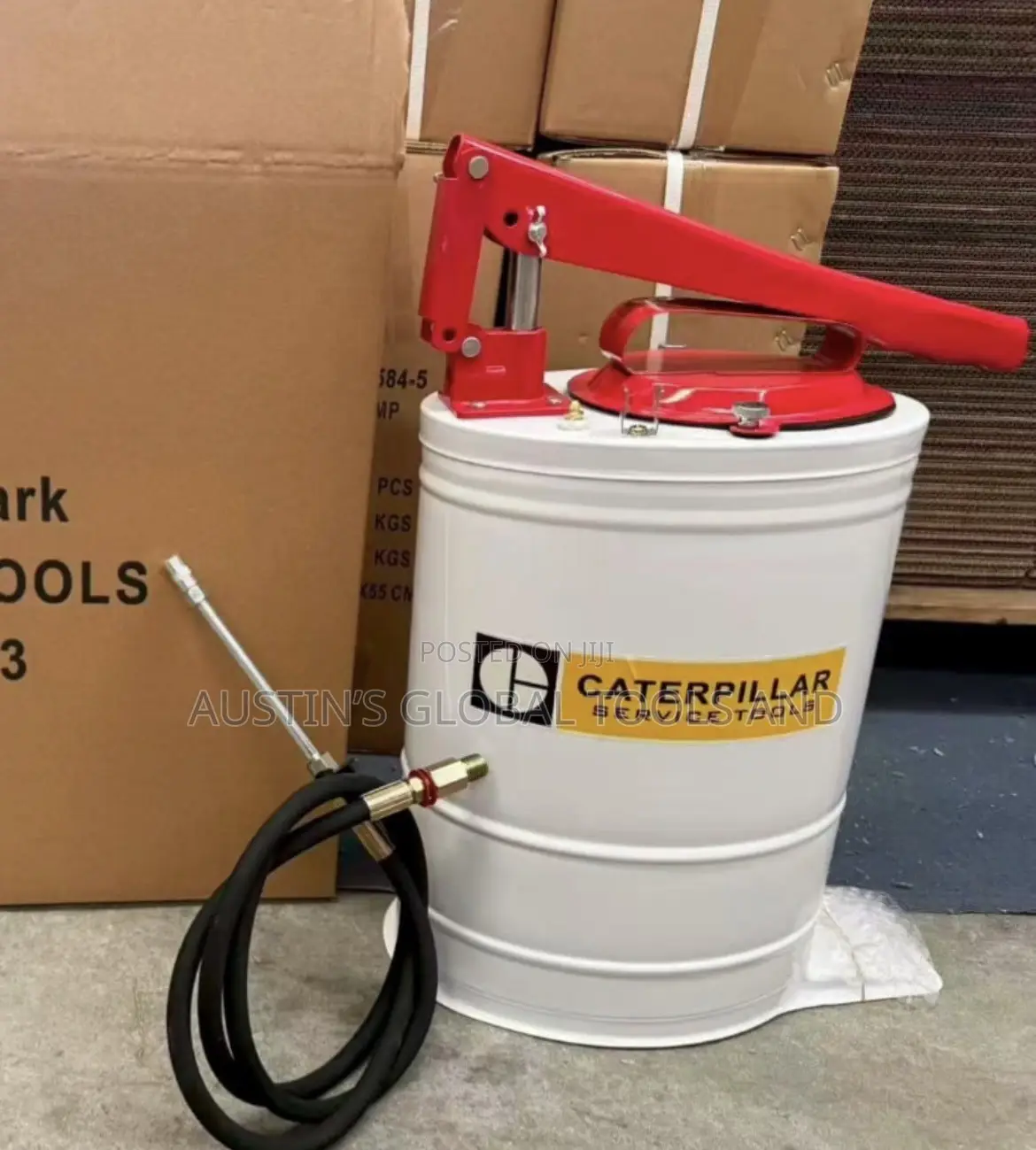 High-Pressure Grease Pump Bucket