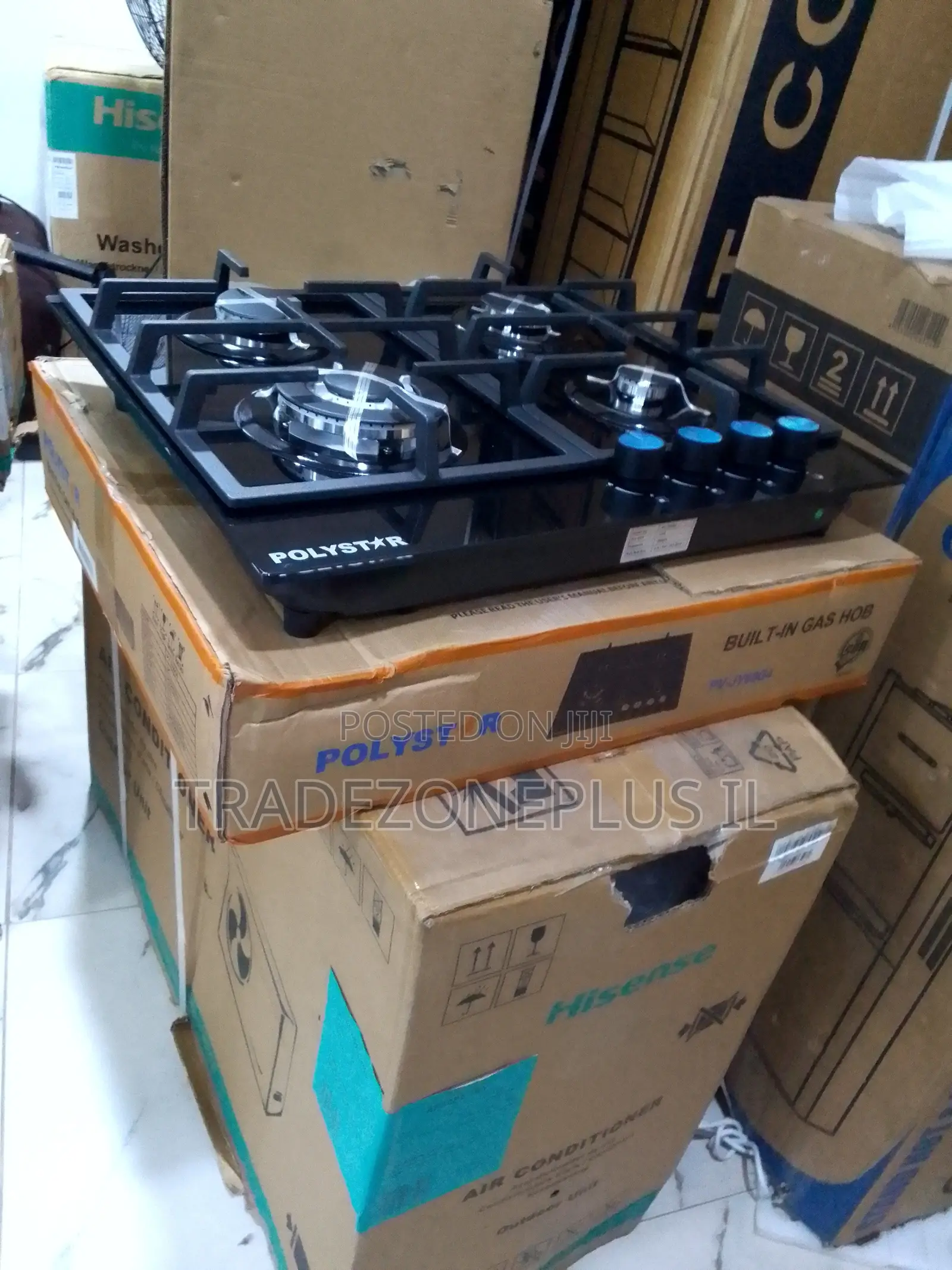 Polystar Makes Cooking Easy With This Built-in 4-Burner Gas Hob.