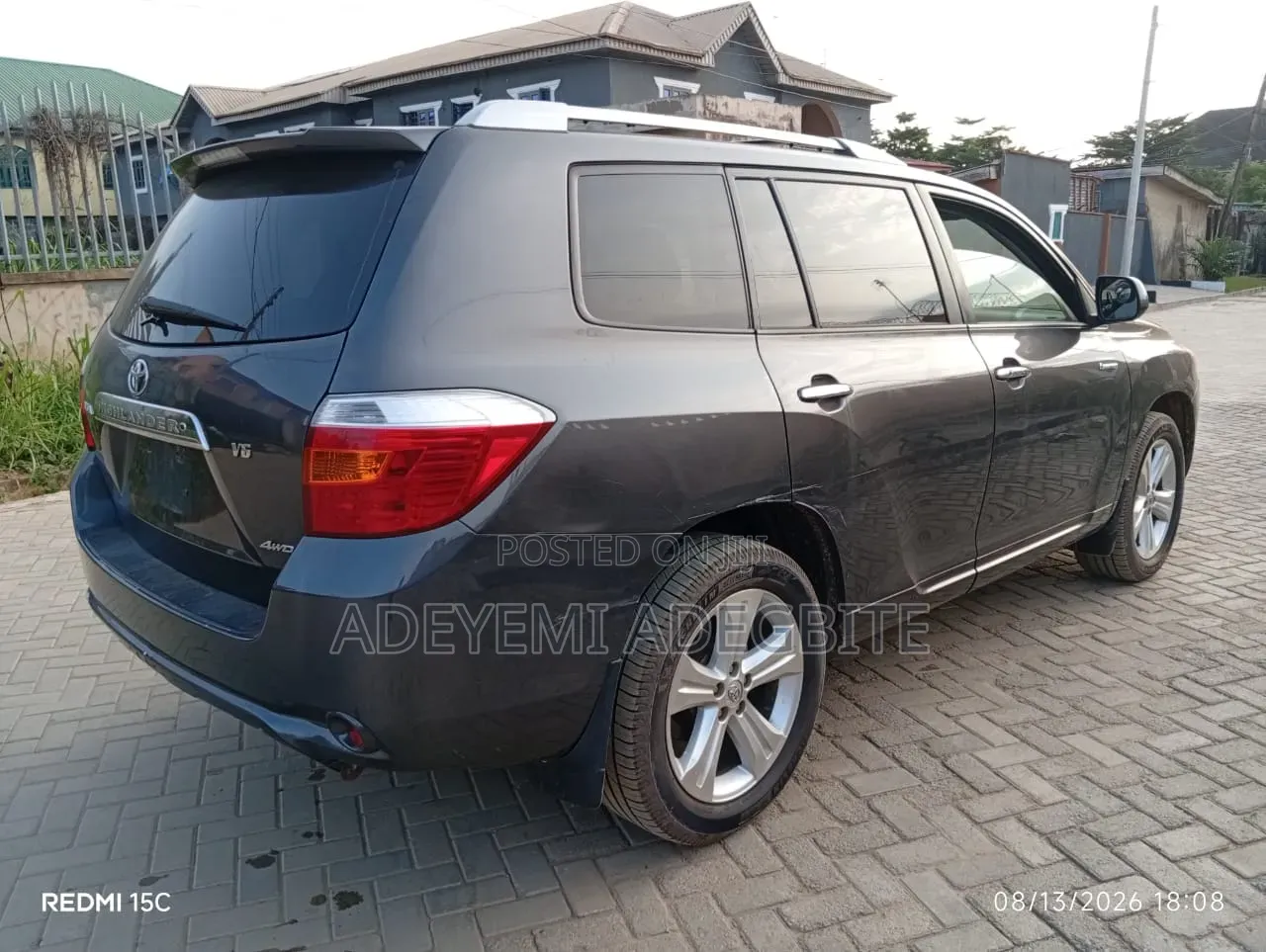 Toyota Highlander 2010 Gray