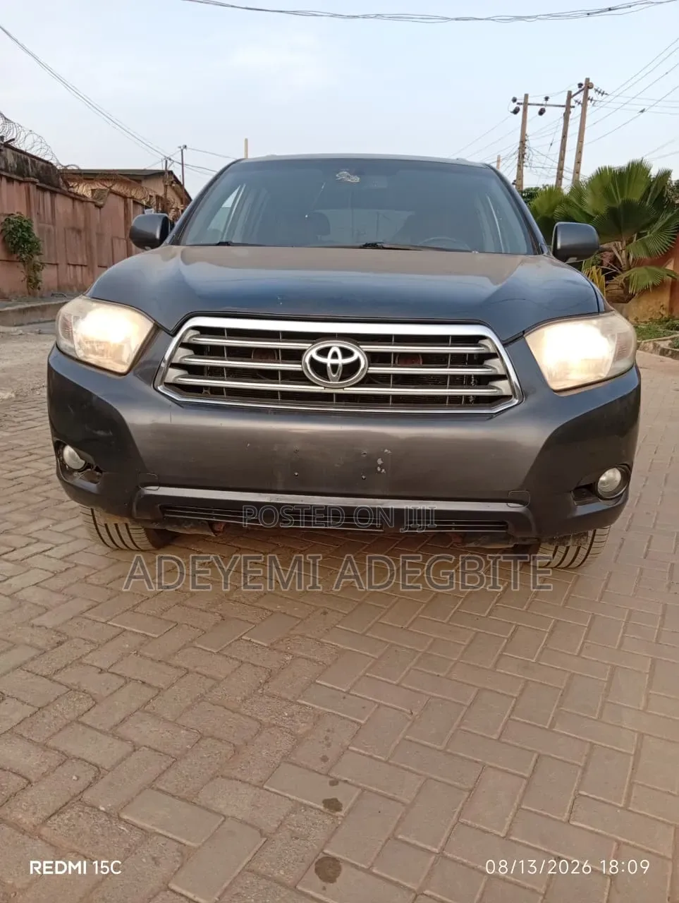 Toyota Highlander 2010 Gray