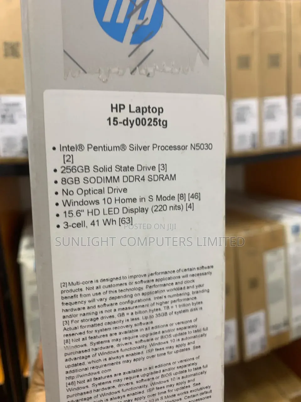 New Laptop HP 15-dy1032wm 8GB Intel Pentium SSD 256GB