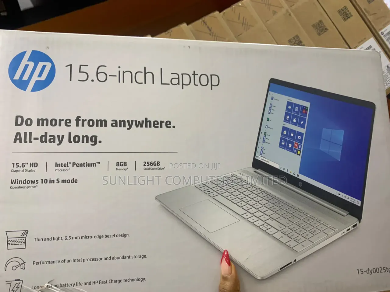 New Laptop HP 15-dy1032wm 8GB Intel Pentium SSD 256GB