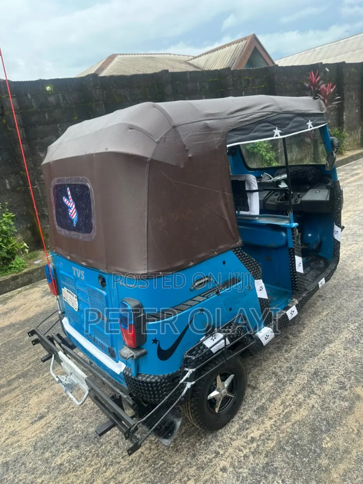 TVS King Deluxe Plus iTouch Start 2024 Blue