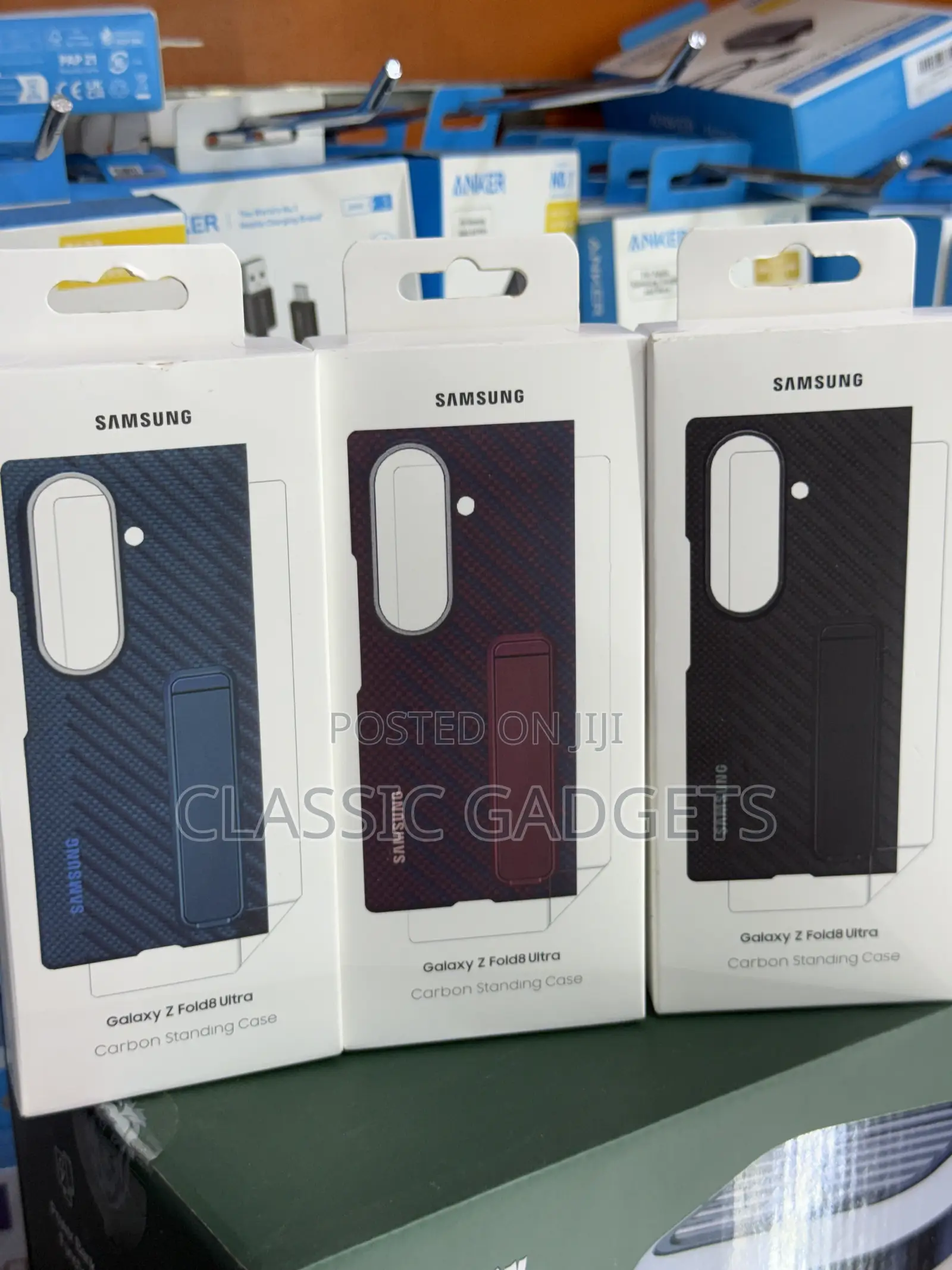 Official Carbon Standing Case for Samsung Galaxy Z Fold 8 Ultra