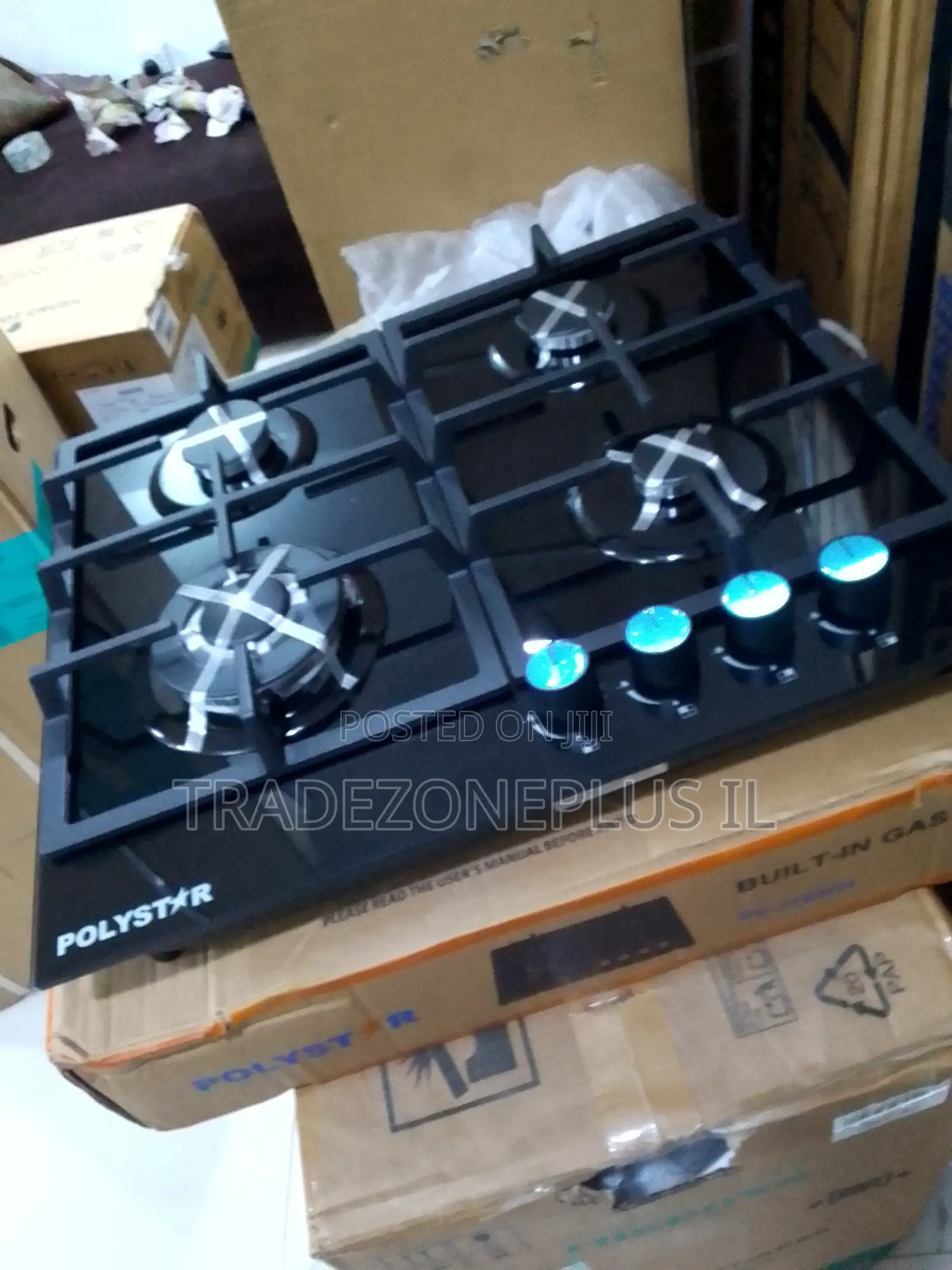 The Polystar 4-Burner Gas Hob Is a Smart Choice for a Modern Kitchen.
