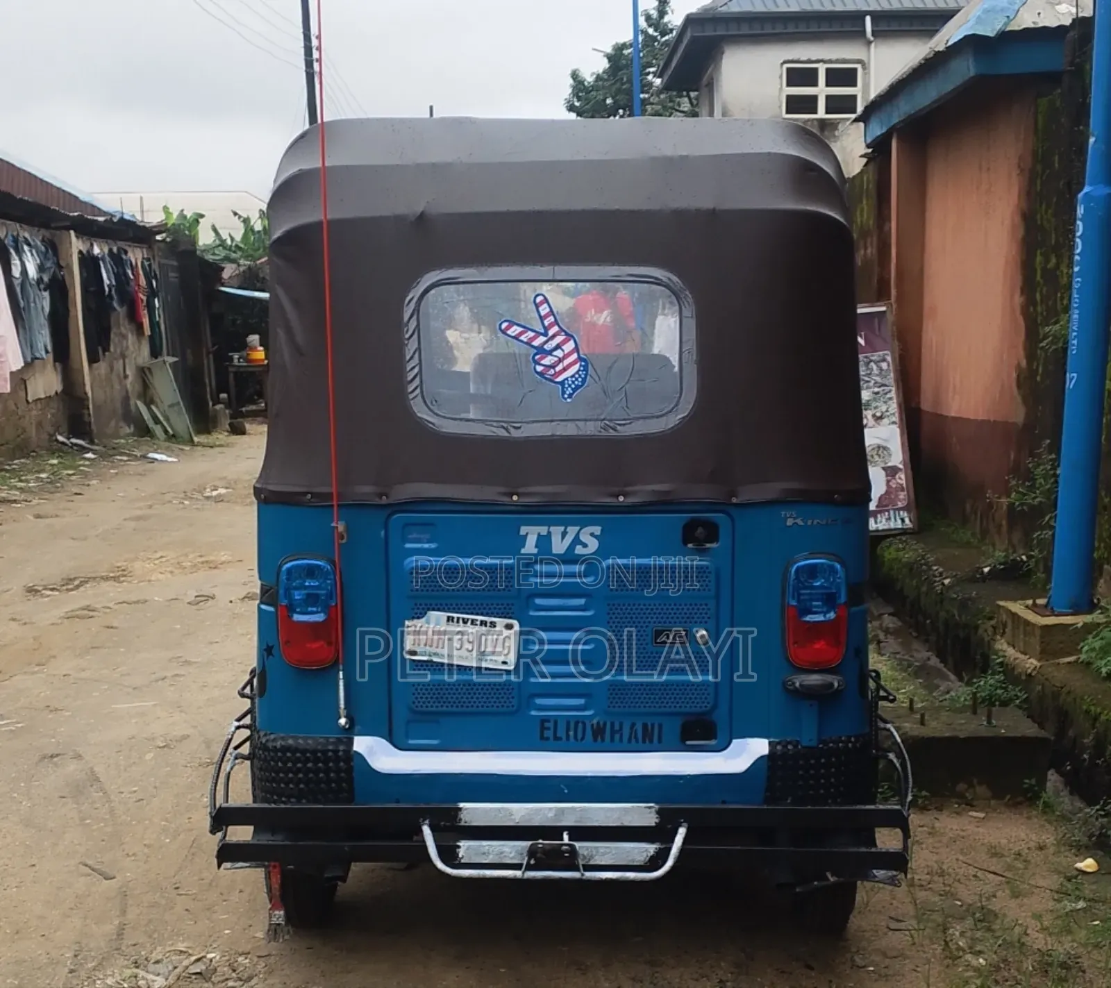 TVS King Deluxe Plus iTouch Start 2024 Blue