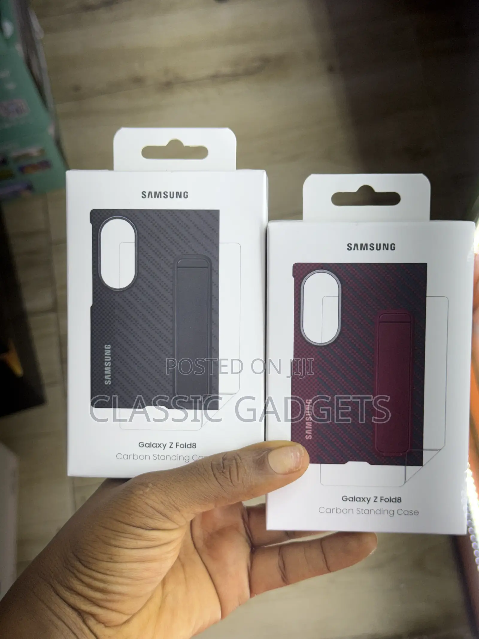 Official Carbon Standing Case for Samsung Galaxy Z Fold 8