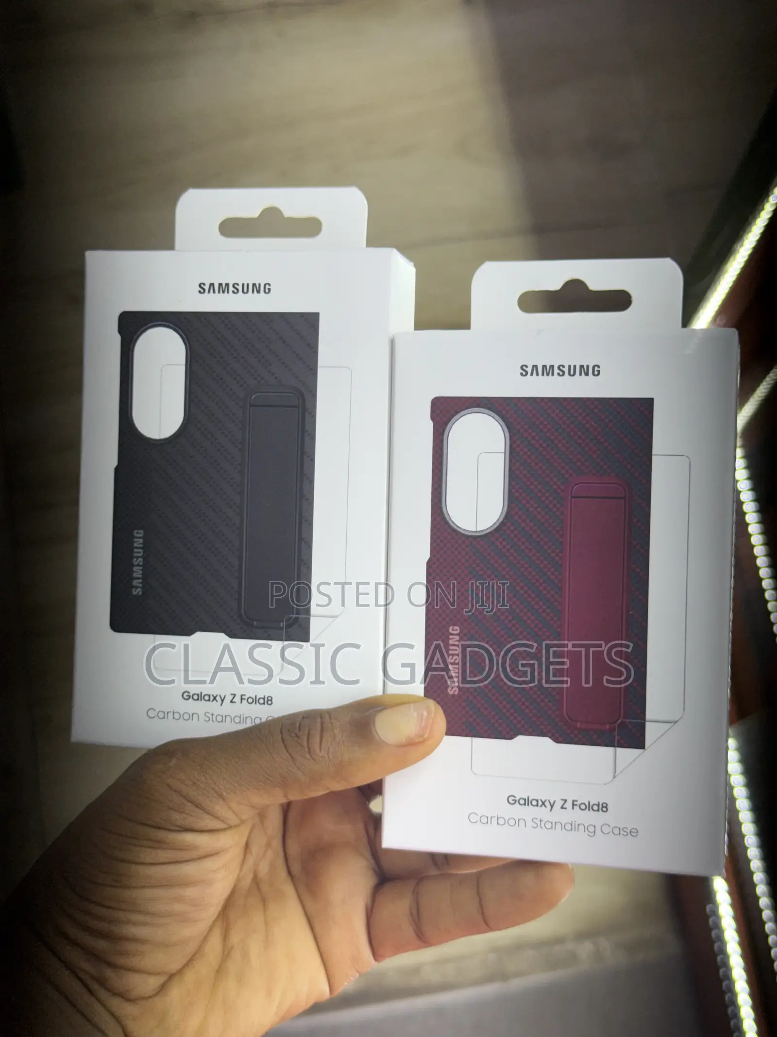 Official Carbon Standing Case for Samsung Galaxy Z Fold 8