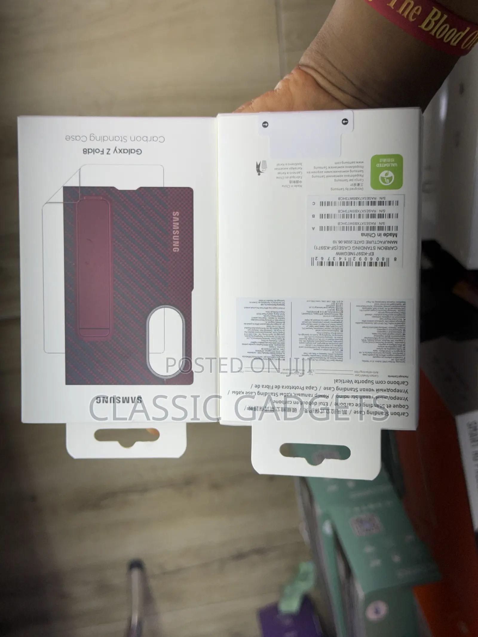 Official Carbon Standing Case for Samsung Galaxy Z Fold 8