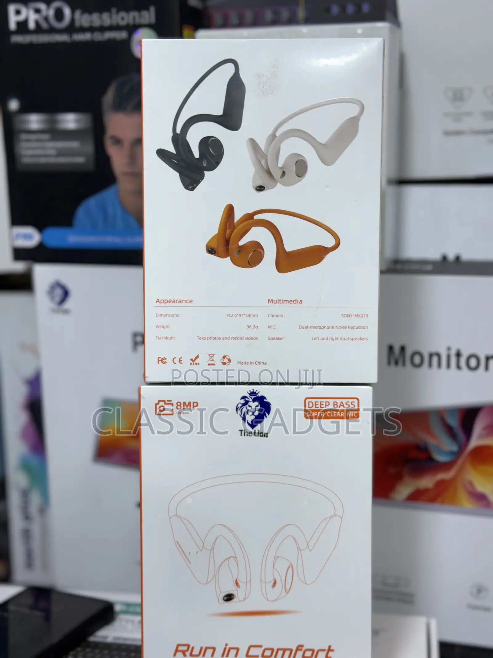 Smart Ai Sports Headset With 8mp Camera and Noise Cancellation Mic