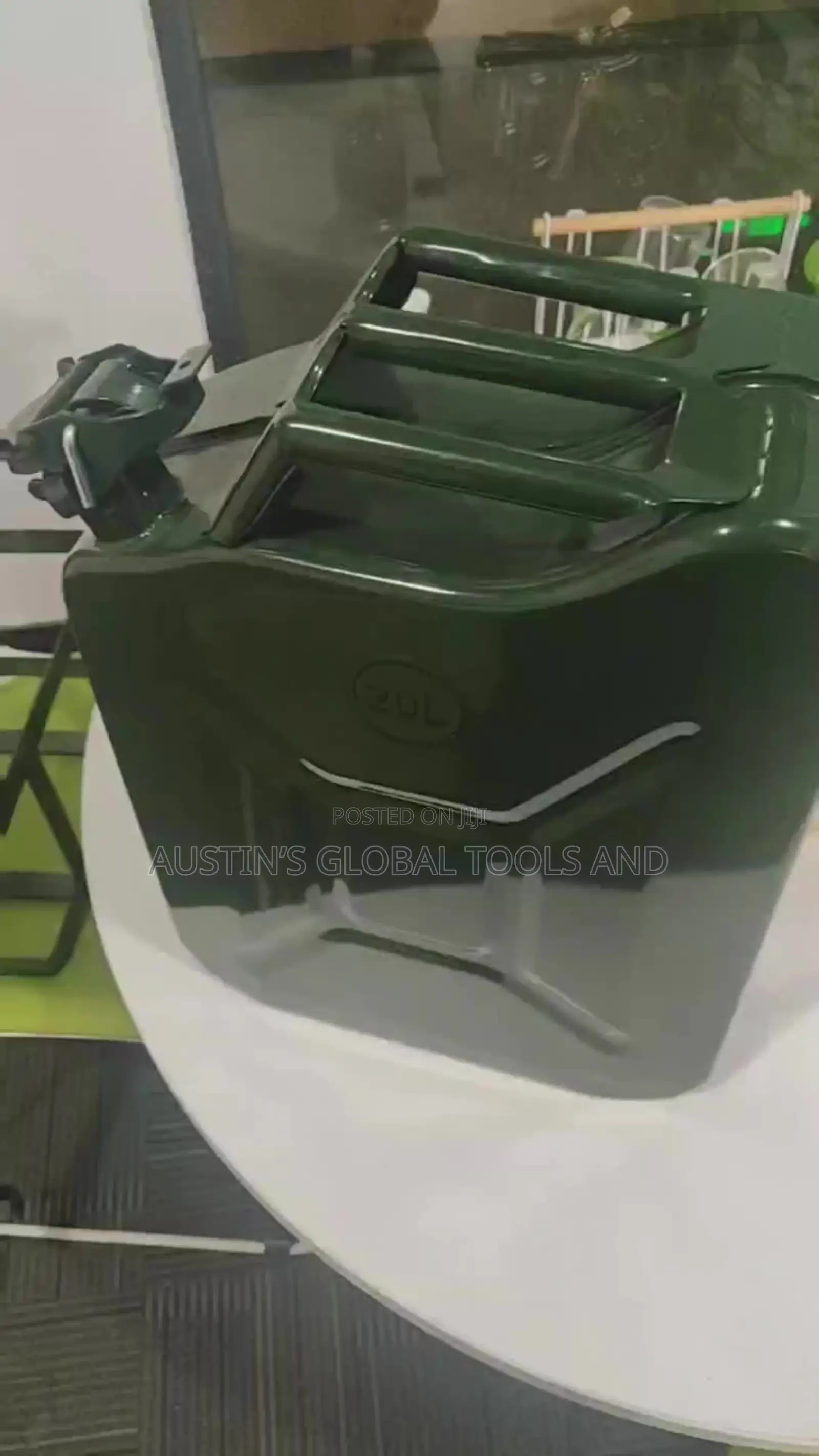20-Liter Military-Style Metal Jerry Can