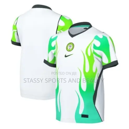 New Season Nigeria Jersey for Casual Wear (White)
