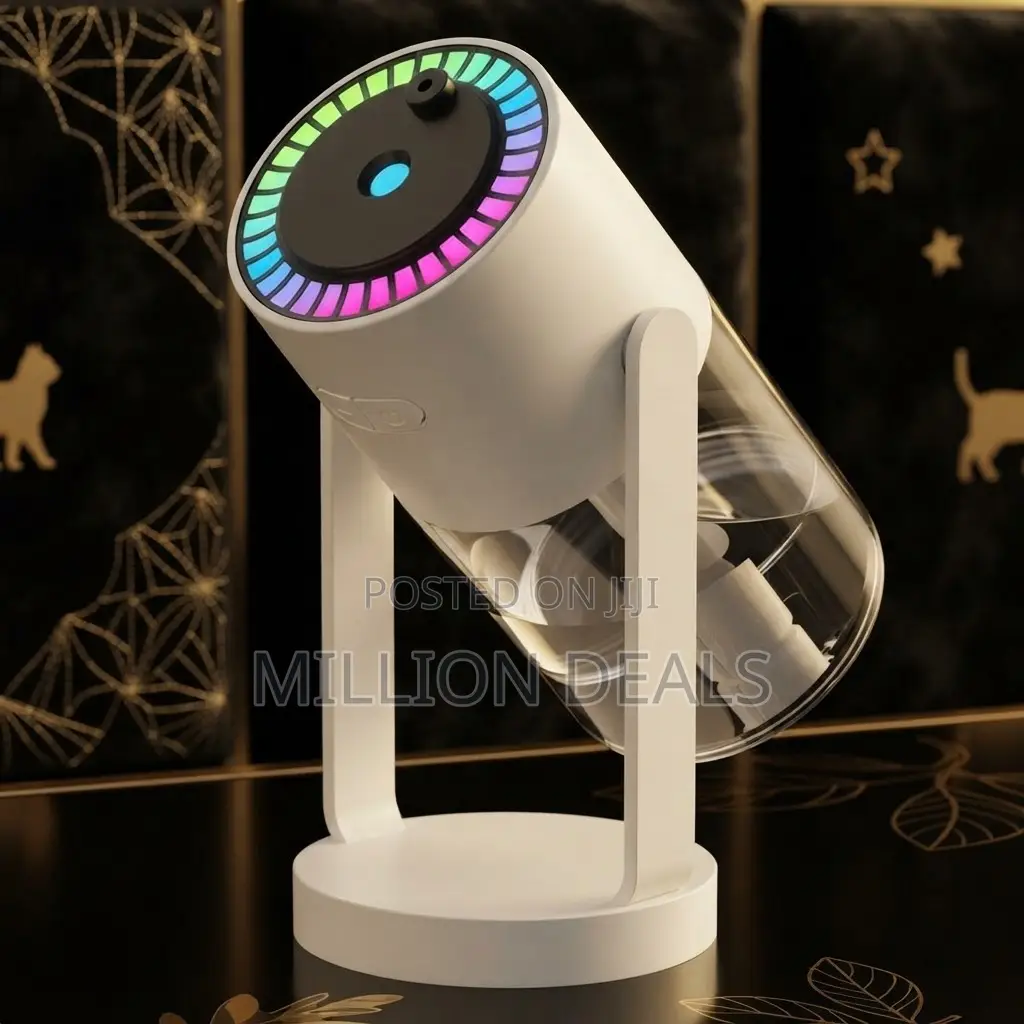 280ml Star Projection Light Humidifier Color: Rotating White