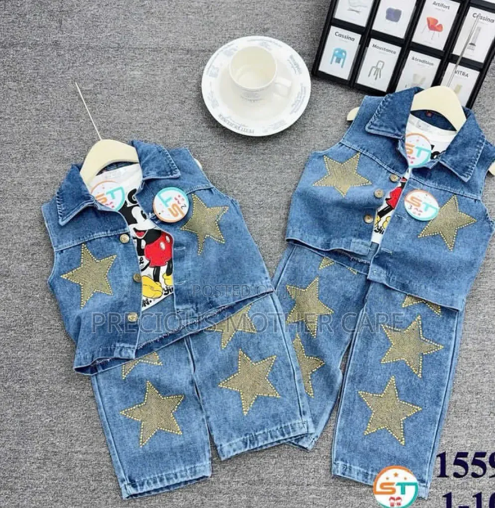 Quality Jean Jacket,trouser and Top 3 Pics