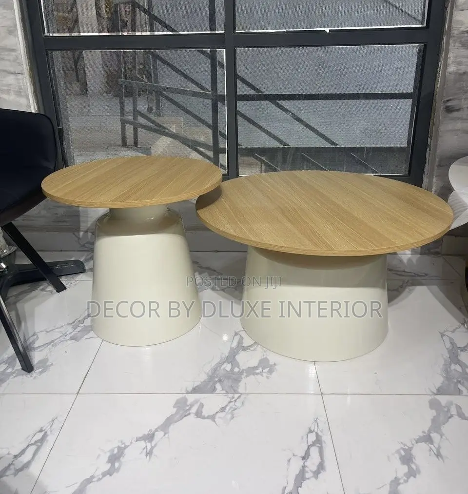Wooden Round Minimalist Coffee Table