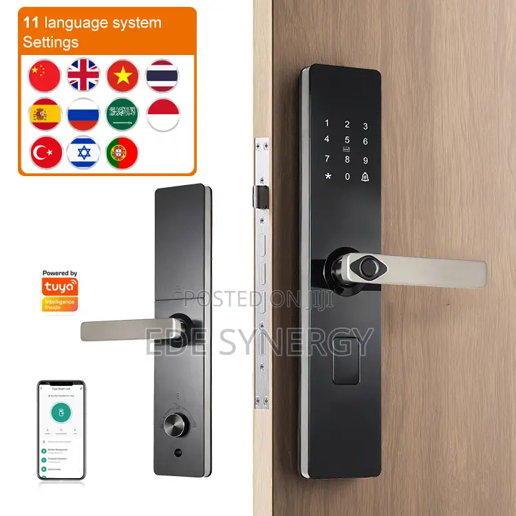 Home Apartment Tuya App Smart Door Lock Smart Keyless Room Lock