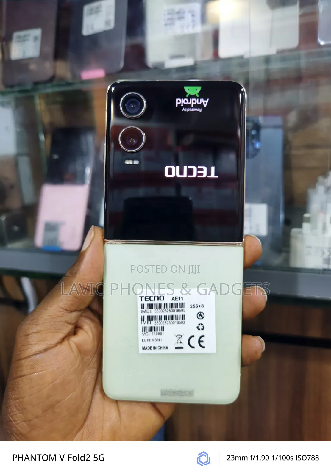 New Tecno Phantom V Flip2 5G 256 GB Green